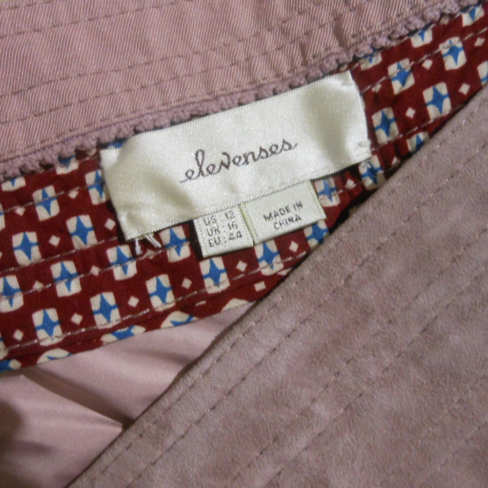 ANTRHOPOLOGIE Elspeth Suede Capris 12 NWT $498 - Picture 6 of 8